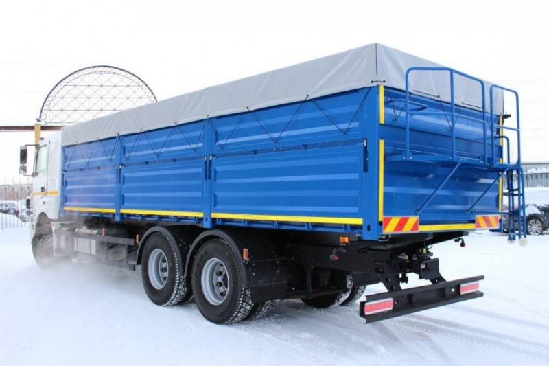 Бортовой автомобиль-зерновоз AMKAR-6387-07E