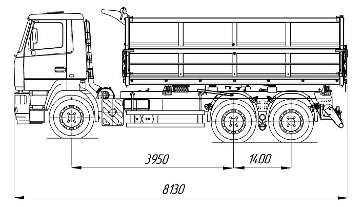 Самосвал AMKAR-658931-20E