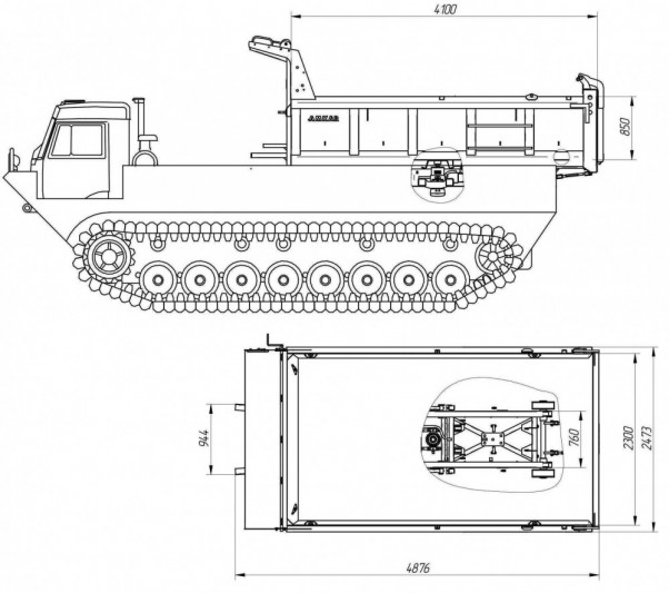 Самосвал AMKAR-6589-02E